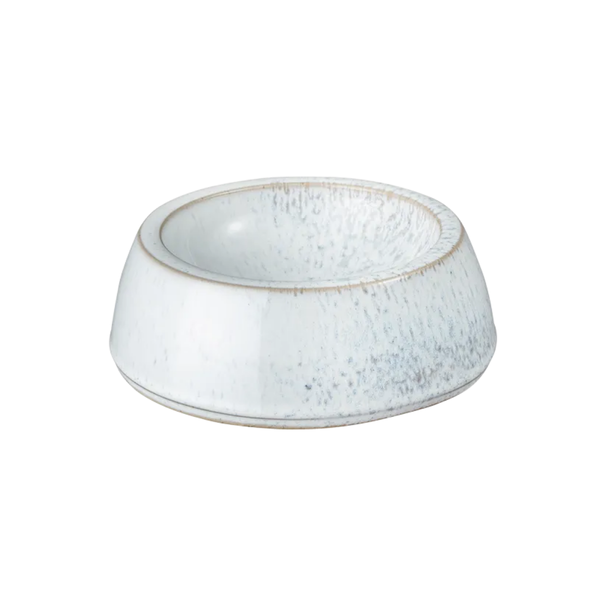 Denby white pet bowl
